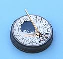 Copper and Brass Antique Small Pocket Sundial