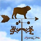 Outdoor Living : BULL DOG Dog Weathervane