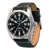 Field and Stream Mens Field Master Gray Leather Strap Watch #F201GKSK by Field & Stream