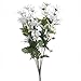 Factory Direct CraftÂ® Soft and Bright White Artificial Daisy Bush for Arranging, Crafting and Embellishing