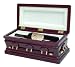 Mahogany Casket Wine Display Case