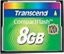 Transcend 8Gb Cf Card 120X