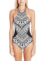 Seafolly Bañador (Negro / Blanco)
