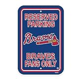Atlanta Braves Reserved Parking Sign