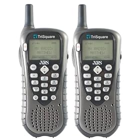TriSquare TSX300-2VP eXRS Digital 2-Way Radio (Pair), Charcoal Metallic/Black