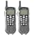TriSquare TSX300-2VP eXRS Digital 2-Way Radio (Pair), Charcoal Metallic/Black