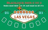 L.A. Rugs FTQ-232 Las Vegas Blackjack Poker Rug