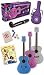 Daisy Rock Pixie Acoustic Pink Sparkle Left Handed Starter Guitar Pack