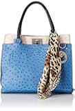MG Collection Dorit Ostrich Tote