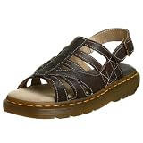 Dr. Martens Women's Chantell Sandal,Dark Brown,4 UK (US Women's 6 M)