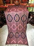 Pashmina Jamavar Designer Shawl Wrap Throw Kashmir