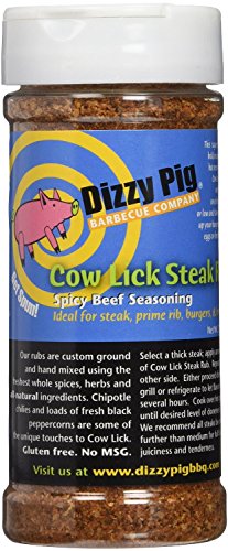 Dizzy Pig BBQ Cow Lick Steak Rub - 7.1 Oz - Pack of 3