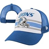 NFL Unisex Adult Detroit Lions Spiral Stripe 940 Cap (Blue, One Size Fits All)