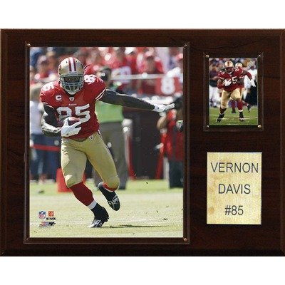 NFL San Francisco 49ers Vernon Davis Player Plaque