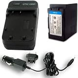 PANASONIC CGA-D54 / CGR-D54 Equivalent Charger & Battery Combo for CGR-D120 / CGR-D210 / CGP-210 & Many More
