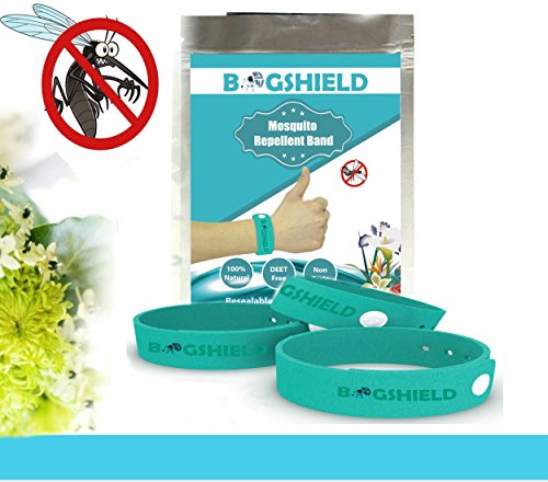 Mosquito Repellent - All natural best Bracelet - Non toxic, NO DEET, NO SPRAY - Safe for babies, Enjoy 30 Day Outdoor Protection