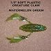 Sporting Goods : 3.5" Soft Plastic Creature Claw - Watermelon Green (10 Pack)