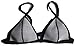 2015 New Women Neoprene Bikini Mesh Triangle Top with Bottom Bathing Suit Swimsuit Blue Medium
