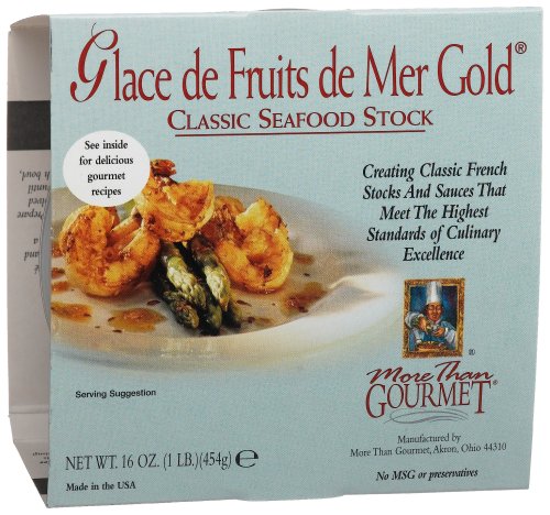 More Than Gourmet Glace De Fruits De Mer Gold® Seafood Stock, 16-Ounce Units by More Than Gourmet