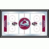 NHL Colorado Avalanche Framed Hockey Rink Mirror - 15Lx26W