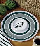 Philadelphia Eagles Melamine 14 Chip and Dip Set
