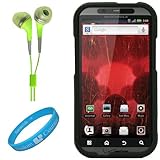 Black 2 Piece Protective Crystal Hard Snap-On Protector Case for Motorola D ....