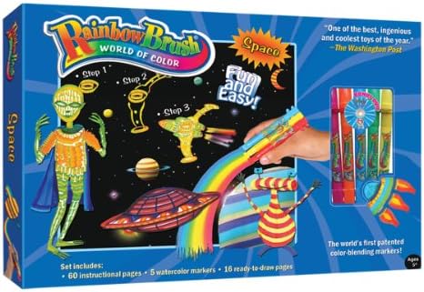 Rainbow Brush Space Activity Book - Hardcover