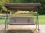 Outdoor Patio Furniture: 3-Seater Canopy Swing