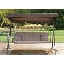 Outdoor Patio Furniture: 3-Seater Canopy Swing