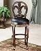 Hillsdale Fleur de Lis Swivel 31" High Bar Stool