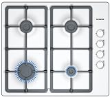 Siemens - EB612PB90E - Plaque de Cuisson Gaz - Int&eacute;grable - 58 cm - Blanc