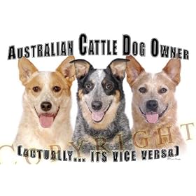 Australian Cattle Dog Mouse Pad Dog Mousepad "Vice Versa"