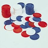 White Poker Chips/100-bg