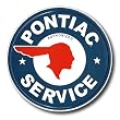 Nostalgic Pontiac Service Tin Sign : Pontiac Service
