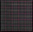 Durable Flat Weave 100% Cotton Colorful Green and Red Plaid Tablecloth 54x90 Inches