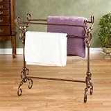 Lourdes Blanket / Quilt Rack Towel Bedroom Antique Bronze Finish Sei Hz4886R