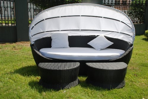 Veer-Garten Rattan Gartenmöbel Couch, Design:Tampa