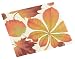 Kitchen & Housewares : Caspari Golden Chestnut 2 Paper Cocktail Napkin Package in a Gift Box, Ivory