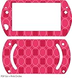Pink Circles Design Protective Skin for Sony PSP Go