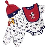 Giants Genuine Stuff Infants Gift Box Set with Bib & Keys