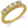 14K Yellow Gold Diamond Anniversary Band - 0.50 Ct.