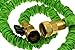 Gen8 Products Expandable Garden Hose with Solid Brass Ends and 8 Position Spray Nozzle, 3/4-Inch x 50 Feet