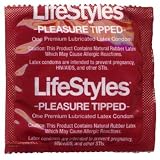 Lifestyles Pleasure Tipped Condoms 48 Pack