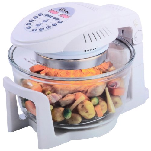 Your Kitchen 12L 1300W Digital Halogen Oven with Fixed Arm Accessories and 10 Functions by