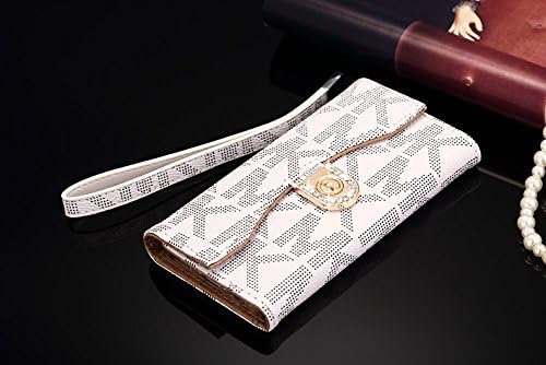 iPhone6/6s Plus Case - Slowfishp® Luxury 3F-Leather Wallet Style Flip Case Apple iPhone 6 Plus (5.5") Retail Packaging (Free gifts: 1x Screen Protector, 1x Touch Pen, 1x Anti Dust Plug) (White)