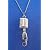 シュア 55 SHマイク 銀 ネックレス Shure 55 SH Microphone Silver Necklace