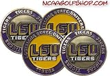 (4) LSU Tigers Golf Ball Markers