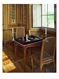 Small Table Near a Window in the Salon Des Jeux, the Card-Room, at Vaux-Le-Vicomte Home & Hearth Giclee Poster Print by Charles Le Brun, 12x16