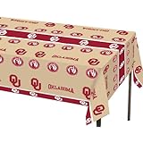 Creative Converting Oklahoma Sooners Plastic Banquet Table Cover