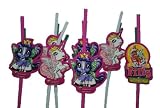 8 tlg. Set Filly Pferd Trinkhalm Geburtstag Kindergeburtstag Geburtstagsdeko